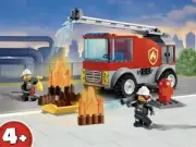 Lego 60280 Fire Ladder Truck (Пожарная машина с лестницей)